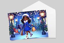 Load image into Gallery viewer, Blue and White Christmas
