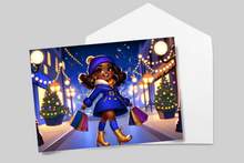 Load image into Gallery viewer, Blue and Gold Christmas