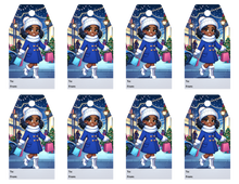 Load image into Gallery viewer, Printable Blue and White Gift Tags
