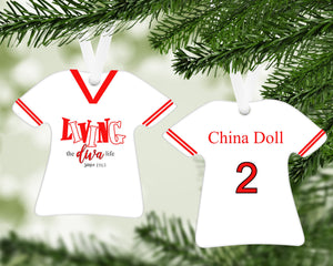 Personalized T-Shirt Ornament